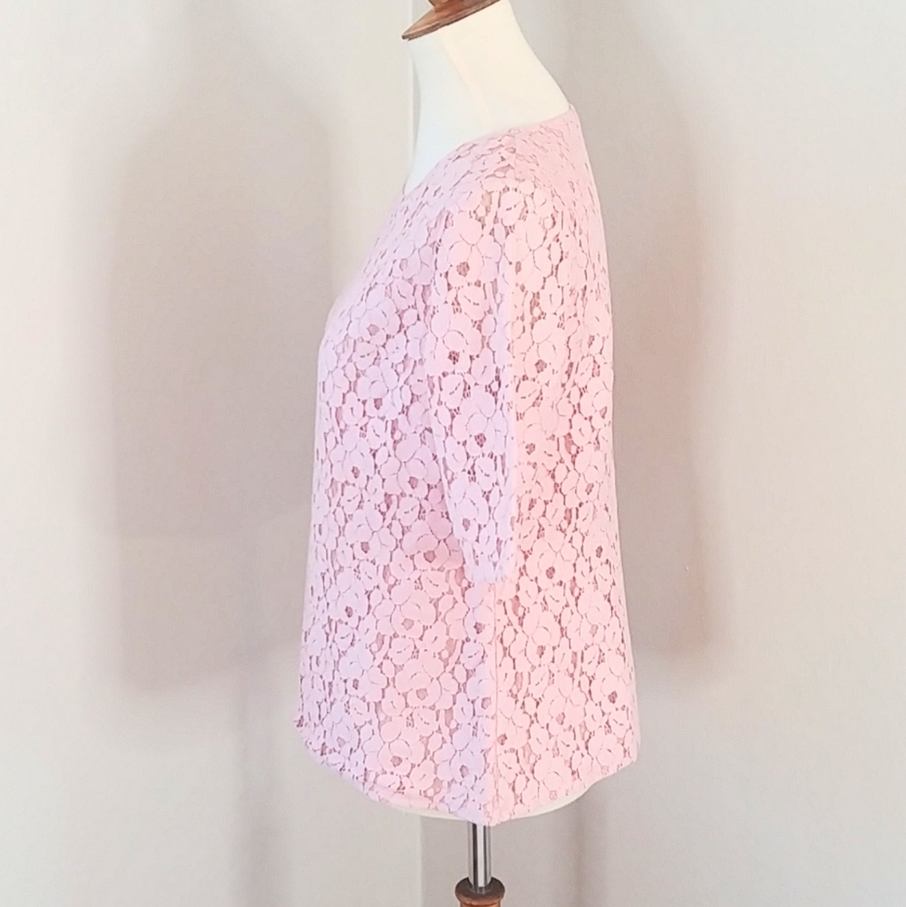 BODEN Sophie Pink Lace Blouse - Picture 5 of 11